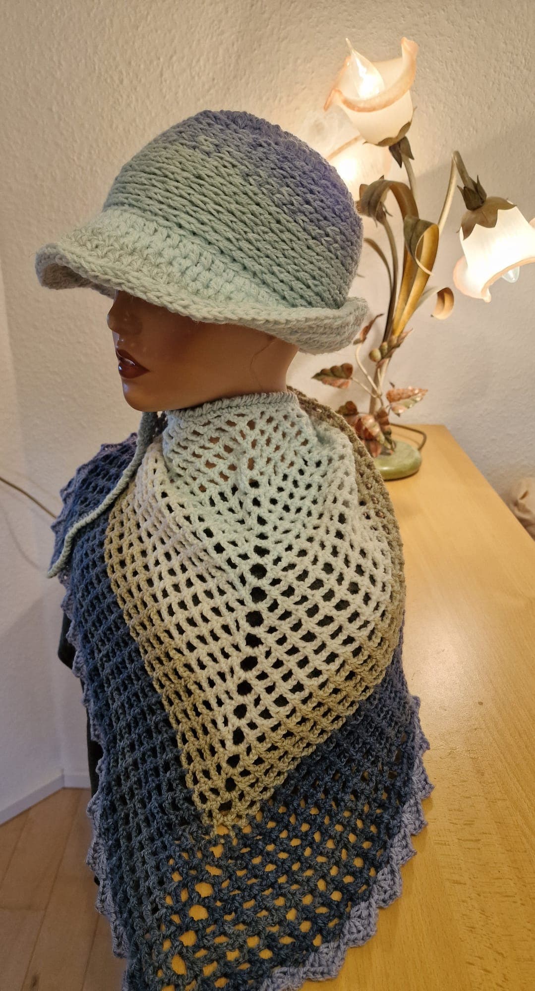 Strickset Farbenspiel Schachenmayr – Netzmaschenmuster